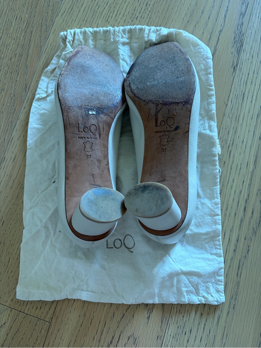 LOQ Camila in Hueso Heel Size 37 - Picture 6 of 7